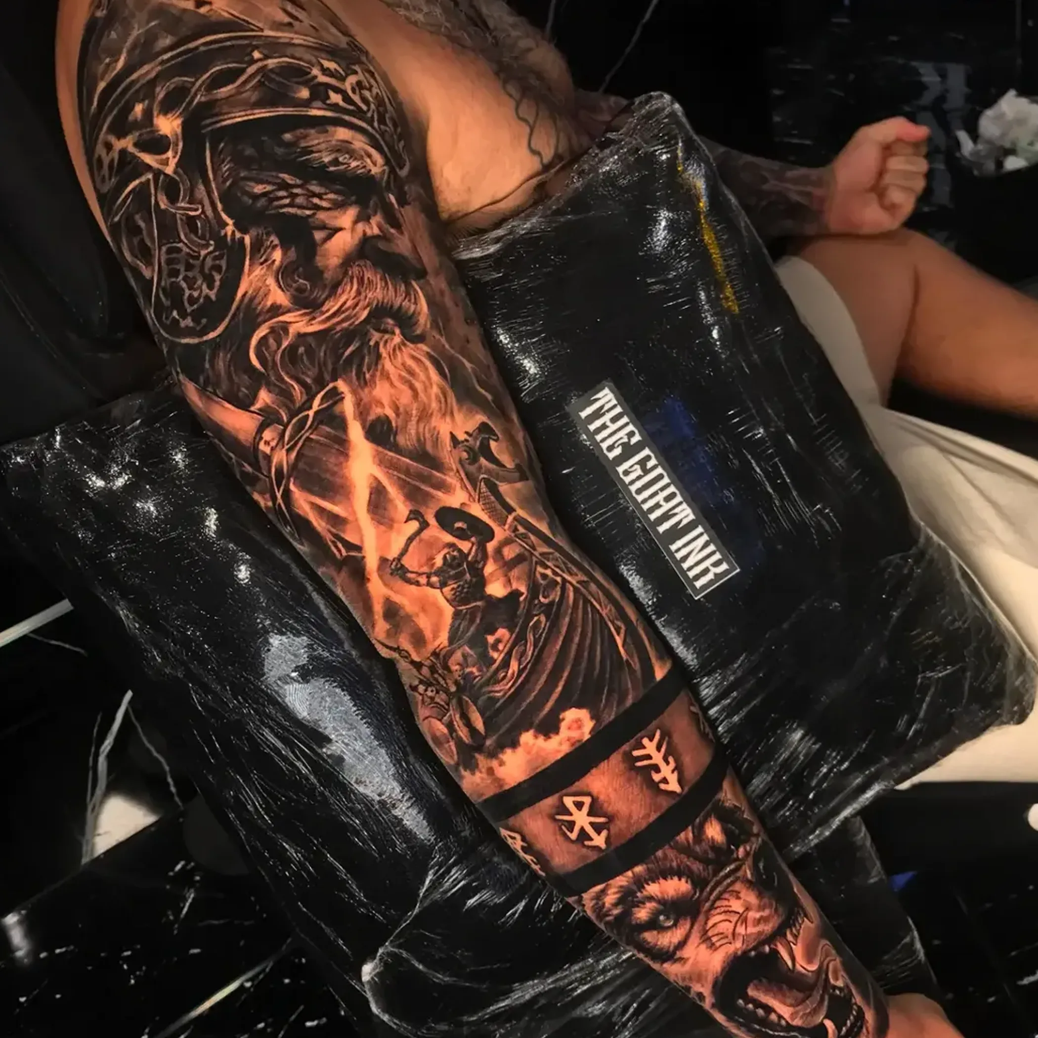 tattoo sleeve related to cosmetic tattooing